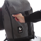 Thumbnail for Demonstration of the backpack's capacity to comfortably fit keyboards and large tech accessories.