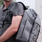 Thumbnail for Showcase of the padded laptop sleeve and organization panel functionality.