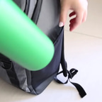 Thumbnail snippet for Video showing the ZSA Backpack showcasing its interior space and premium exterior material in a real-world commute.