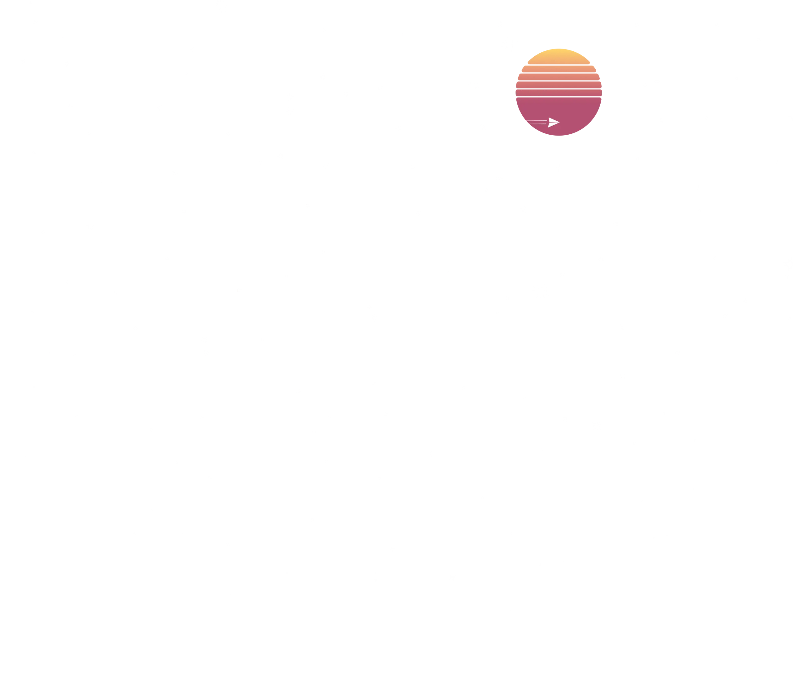 a starry background with The Voyager sun and a paper plane flying across
